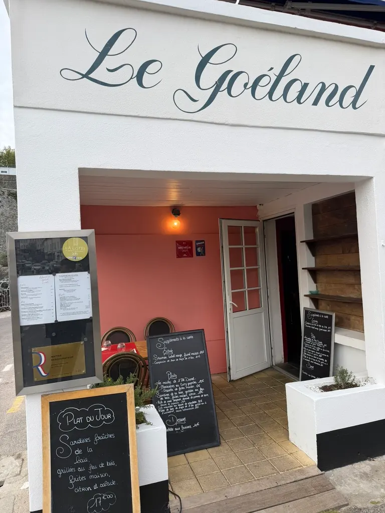 Façade du restaurant Le Goéland, Le Palais, Belle-Île-en-Mer